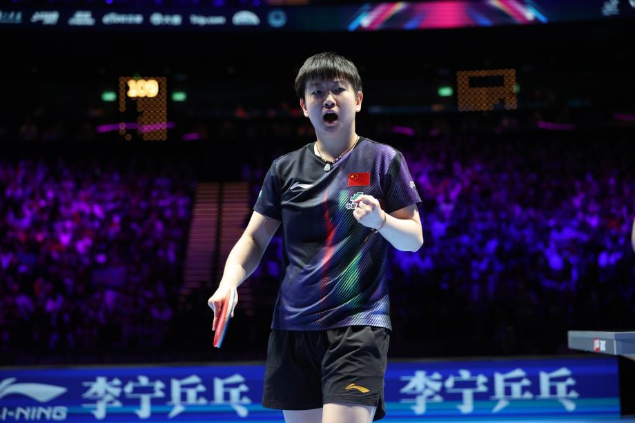 [图]三连冠！孙颖莎夺得国际乒联单打世界杯女单冠军